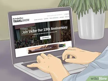 Посетите туристическое шоу Шаг 3