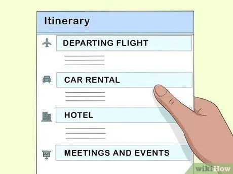 Подготовьтесь к деловой поездке Шаг 7