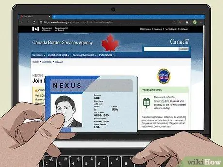 Получите членство в NEXUS Шаг 9