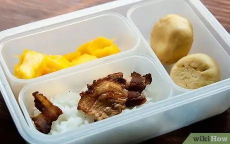 Упакуйте коробку для завтрака Шаг 3