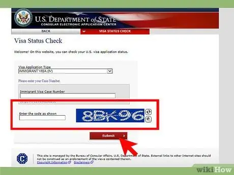 Проверьте статус вашей визы Шаг 5