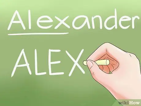 Придумайте крутой псевдоним Шаг 1