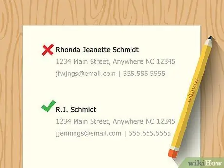 Укажите свой псевдоним в резюме Шаг 4