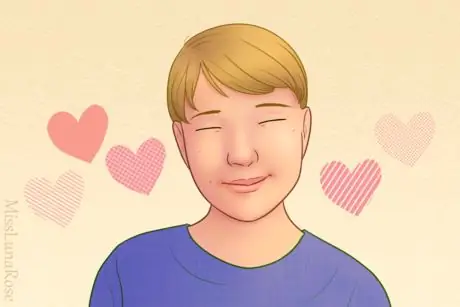 Мальчик с сердечками