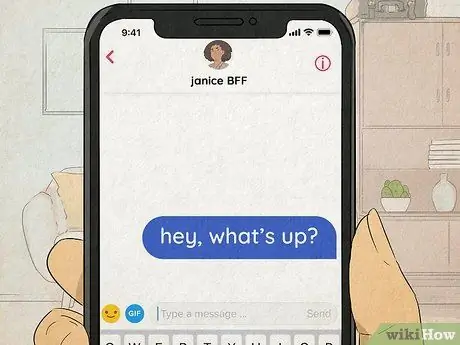 Сопротивляйтесь желанию написать сообщение о своей любви, шаг 3