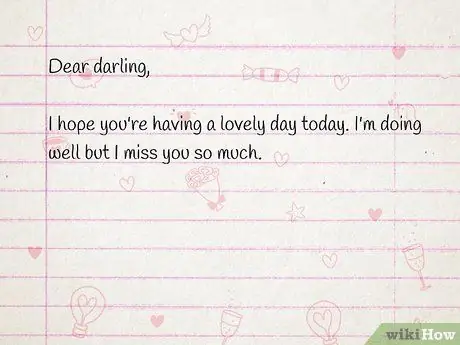 Напишите письмо с просьбой о девушке стать вашей подругой. Шаг 2