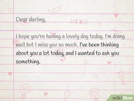 Напишите письмо с просьбой о девушке стать вашей подругой Шаг 3