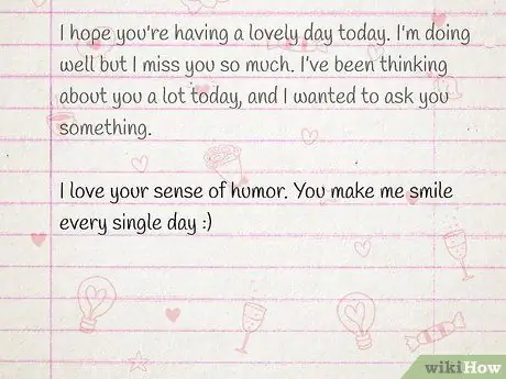 Напишите письмо с просьбой к девушке стать вашей подругой Шаг 4