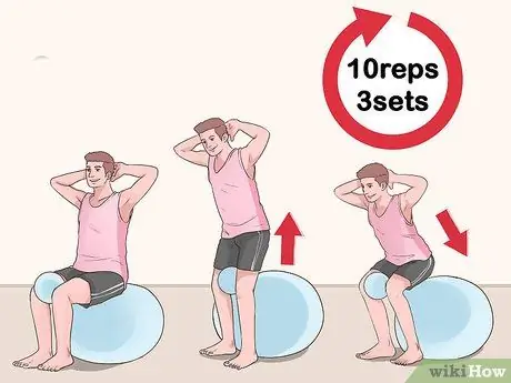 Выполните упражнение сидя-стоя, шаг 6