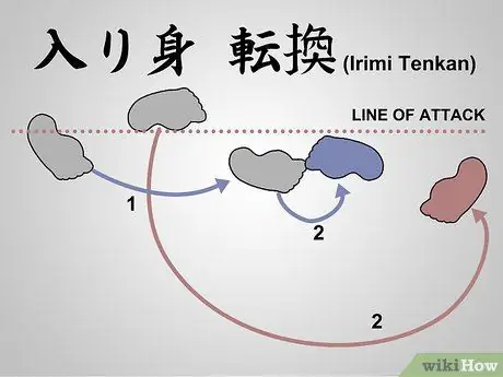 Делайте Тай Сабаки (смещение тела в боевых искусствах) Шаг 5