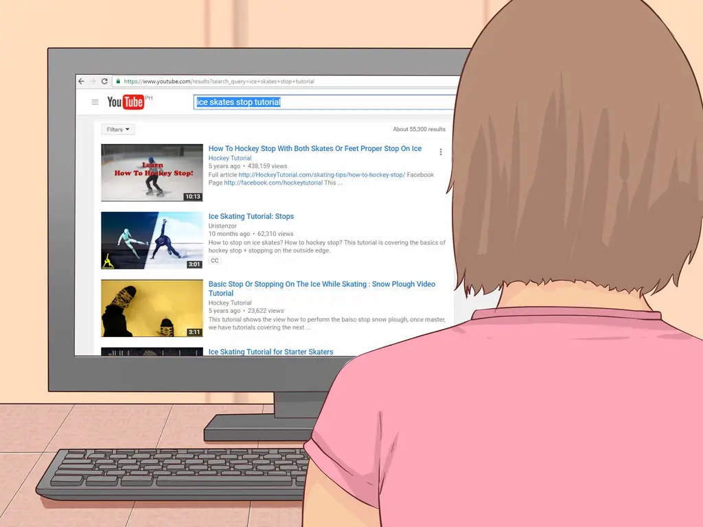 4 способа остановиться на коньках