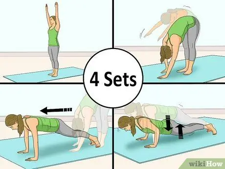 Отжимайтесь в пилатесе, шаг 9