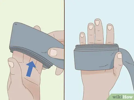 Оберните руки для тайского бокса, шаг 2