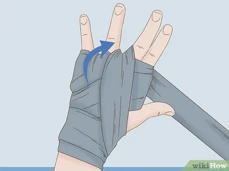 Оберните руки для тайского бокса Шаг 6