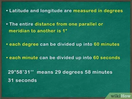Считайте широту и долготу на карте Шаг 3