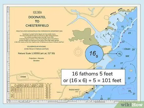 Прочтите морскую карту, шаг 4