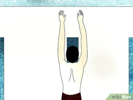 Сделайте открытый поворот в плавании, шаг 2