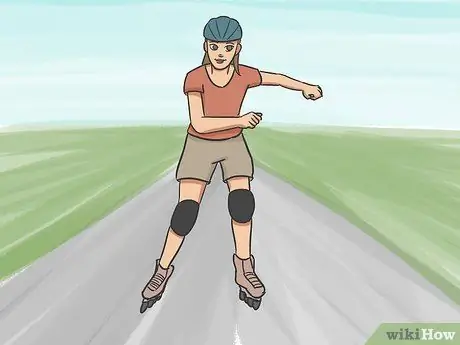 Сделайте кроссовер на роликовых коньках, шаг 7