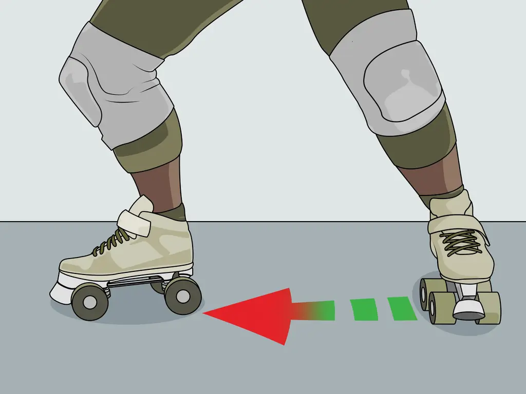 3 способа остановиться на роликовых коньках