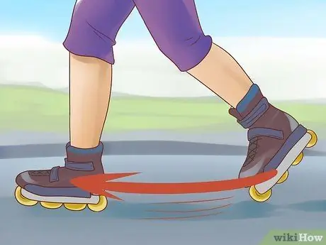 Роликовое полотно назад Шаг 11