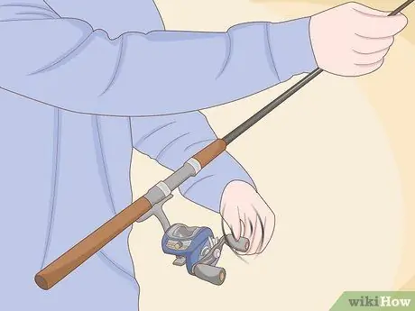 Установка удочки для ловли окуня Шаг 5