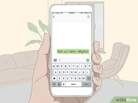 Ответить на разрыв текста Шаг 8