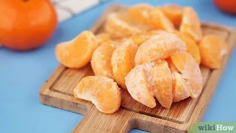 Заморозьте мандарины, шаг 3