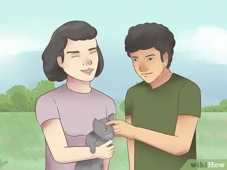 Познакомьте вашу кошку с вами и полюбите ее, шаг 1