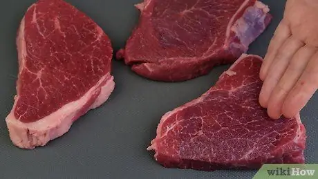 Разрезать стейк, шаг 2