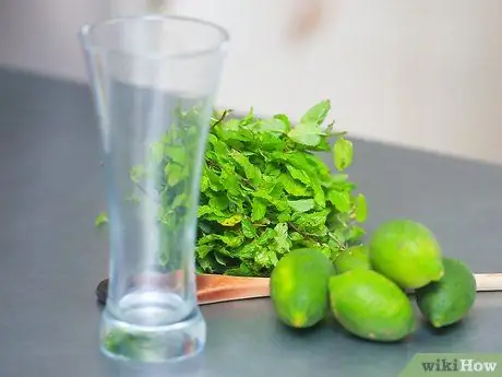 Сделайте мохито, шаг 1