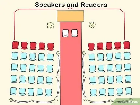 Знайте, где сидеть на свадьбе Шаг 2