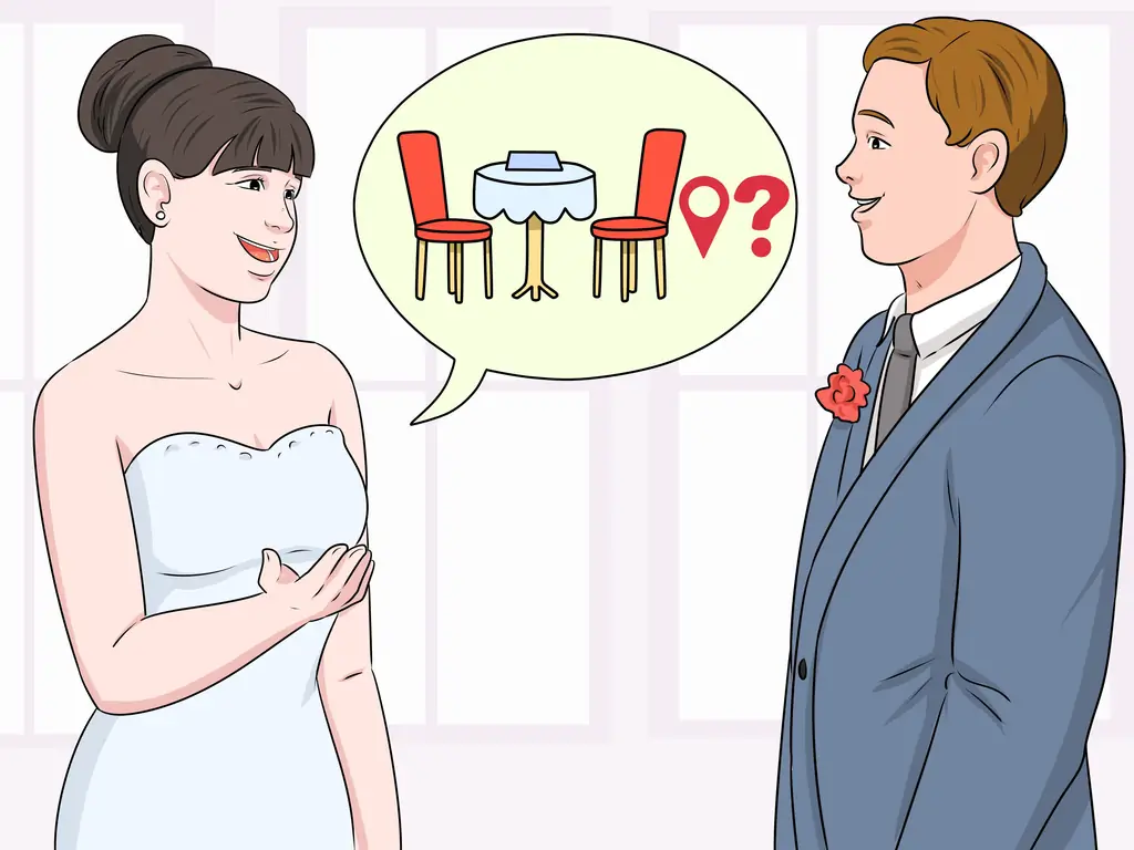 Как узнать, где сидеть на свадьбе: 10 шагов (с иллюстрациями)