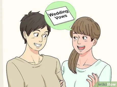 Напишите свои свадебные клятвы, шаг 2