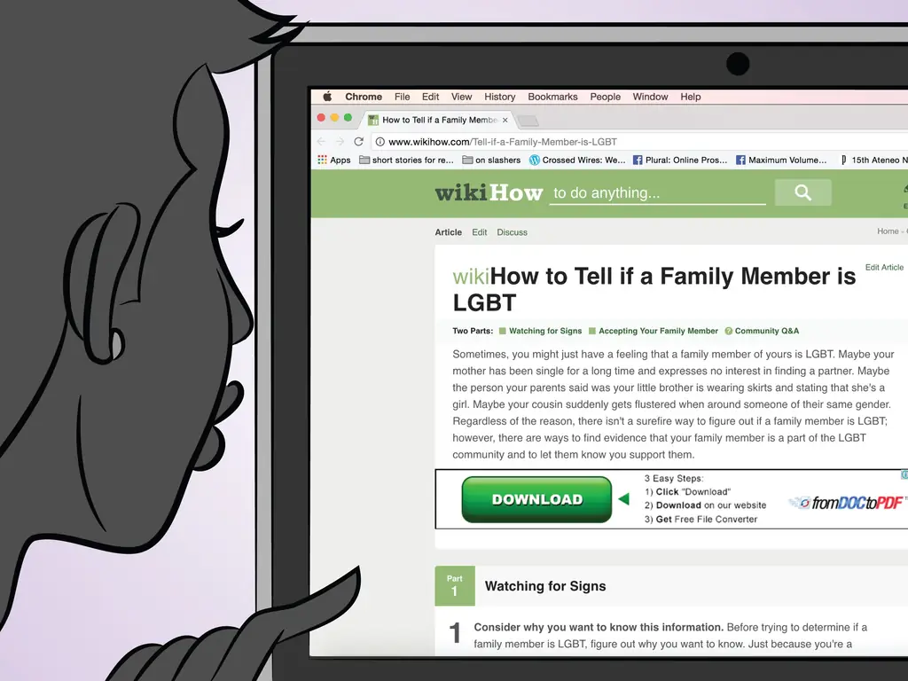 Как определить, является ли член семьи ЛГБТ: 13 шагов (с иллюстрациями)