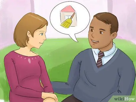 Убедите вашего супруга помогать по дому Шаг 1