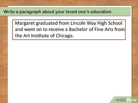 Напишите некролог похоронной программы Шаг 8