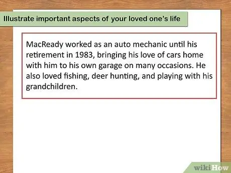 Напишите некролог похоронной программы Шаг 10