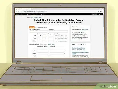 Узнайте, когда кто-то умер Шаг 2