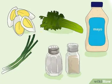 Используйте оставшиеся вкрутую яйца, шаг 3