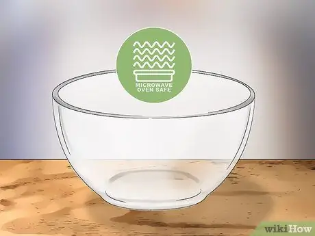 Растопите зефир в микроволновой печи, шаг 1