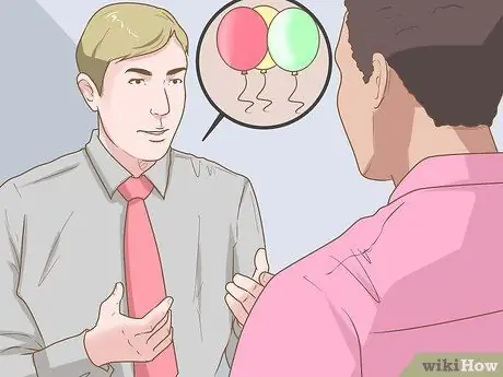 Планируйте выпуск маленького воздушного шара, шаг 1