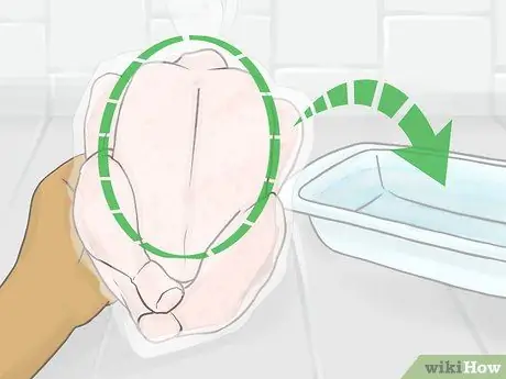 Быстрое размораживание индейки, шаг 2