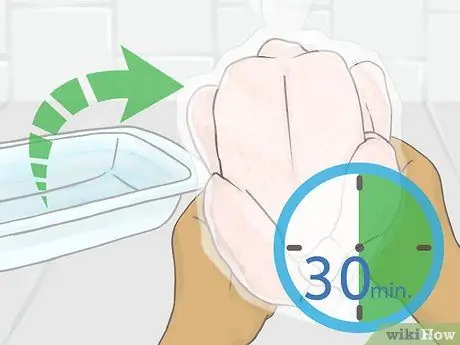 Быстрое размораживание индейки, шаг 3