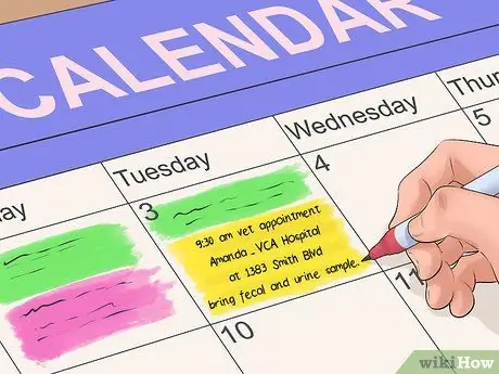 Включите уход за собаками в свой календарь домашних дел Шаг 5