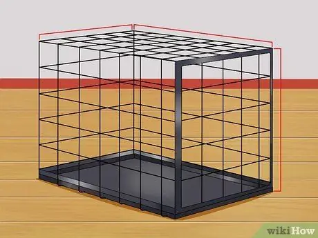 Не дать собаке забраться в клетку Шаг 1