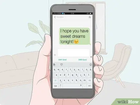 Пожелай спокойной ночи любимому человеку Шаг 4