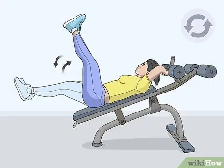 Используйте скамью для пресса, шаг 14