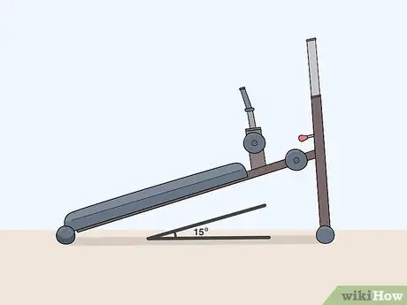 Используйте скамью для пресса, шаг 3