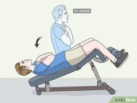 Используйте скамью для пресса, шаг 8