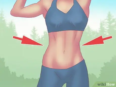 Поднимите пресс во время ходьбы. Шаг 6